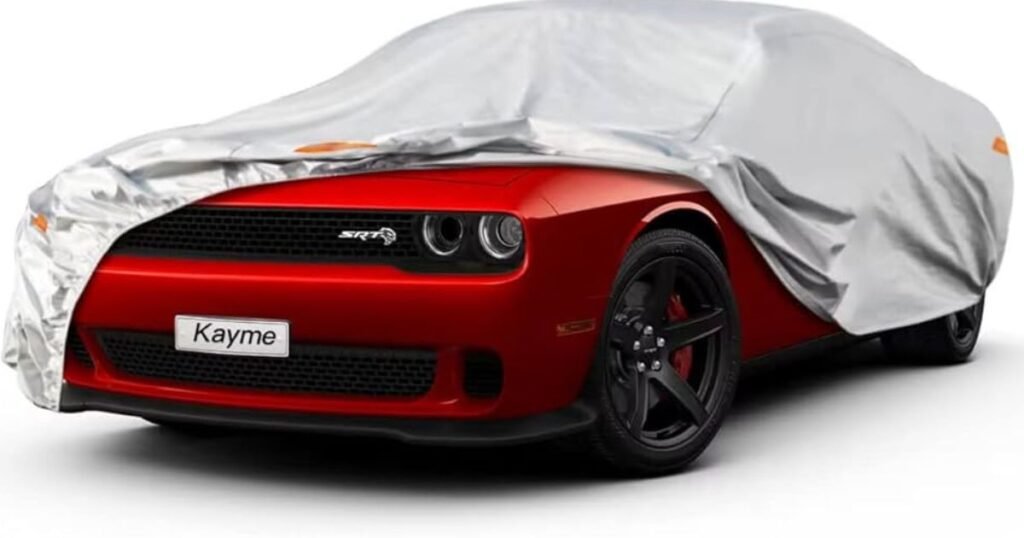 1. Kayme 6-Layer Waterproof Car Cover